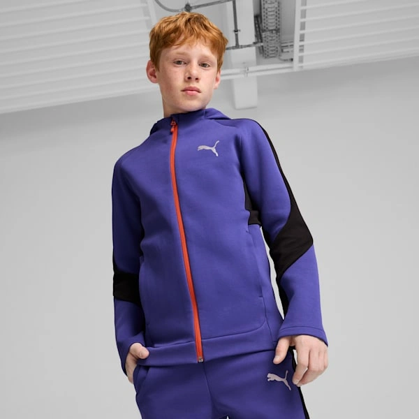PUMA EVOSTIPER Hoodie Børn Komfortabelt Sportigt Design